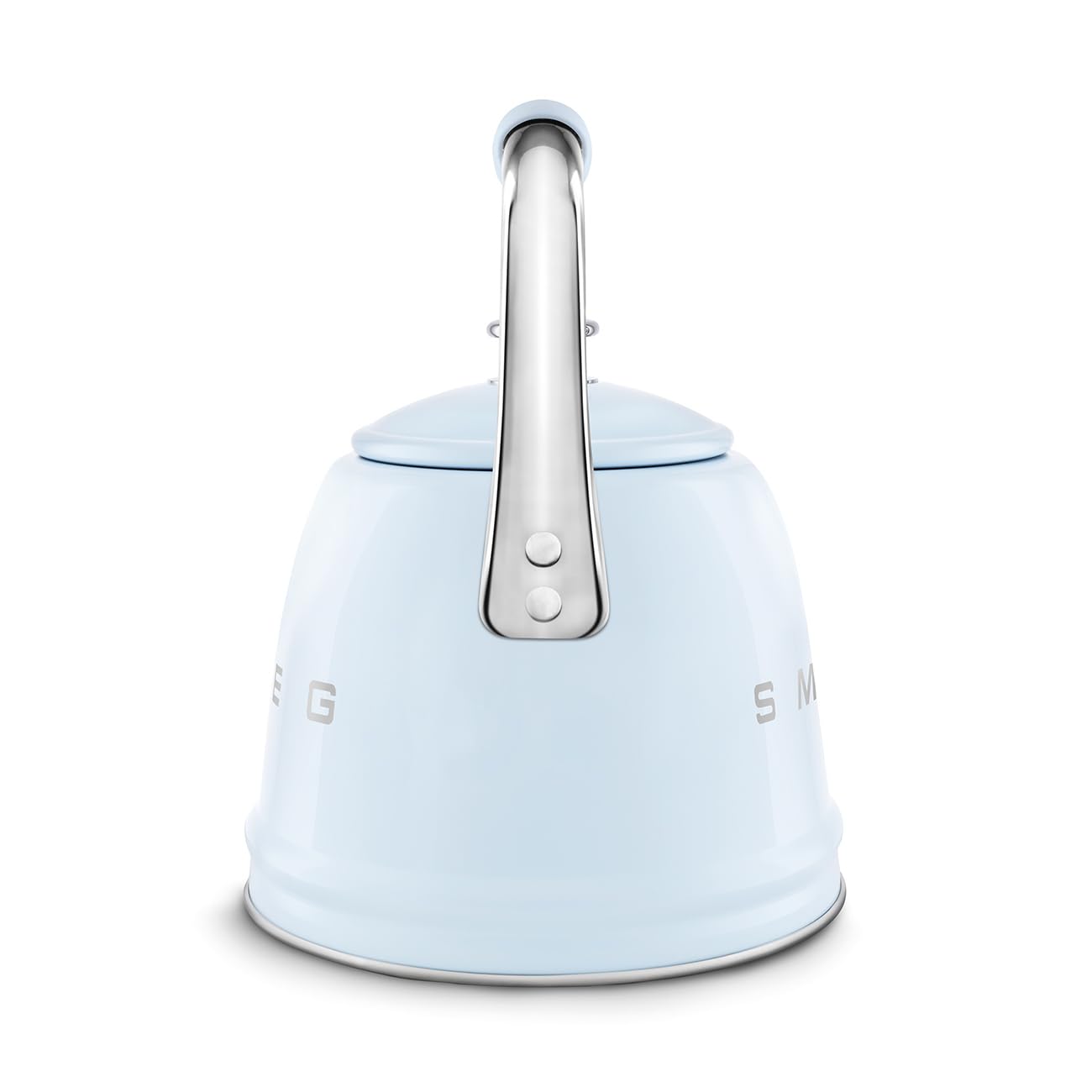 SMEG 50's Retro Style Stovetop Whistling Kettle, 2.4 qt.(Pastel Blue) - Open Box
