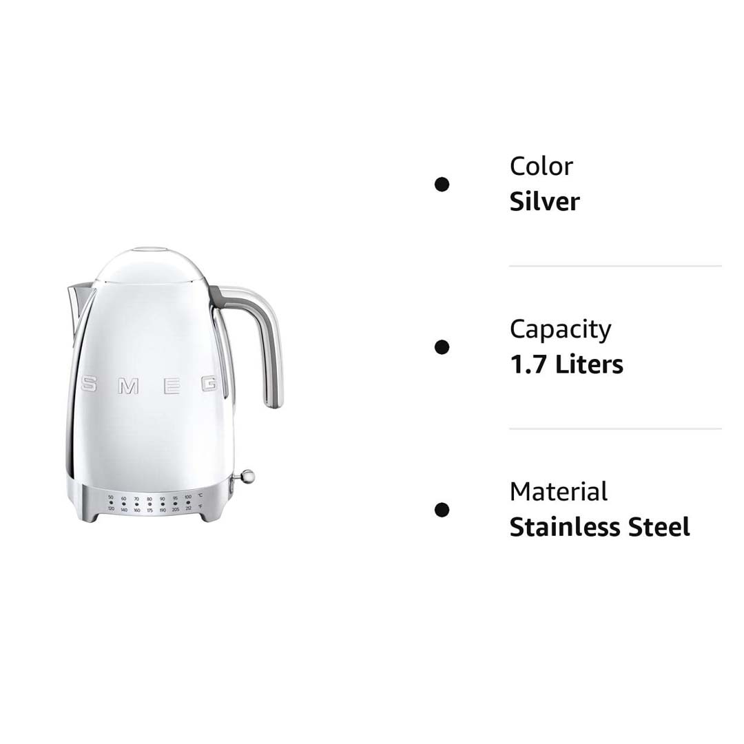 SMEG 50&#39;s Retro Variable Temperature Kettle, 7 Cup
