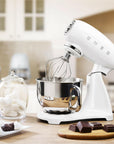 SMEG 50s Retro Line Full Color Stand Mixer 5 qt (White) - Open Box