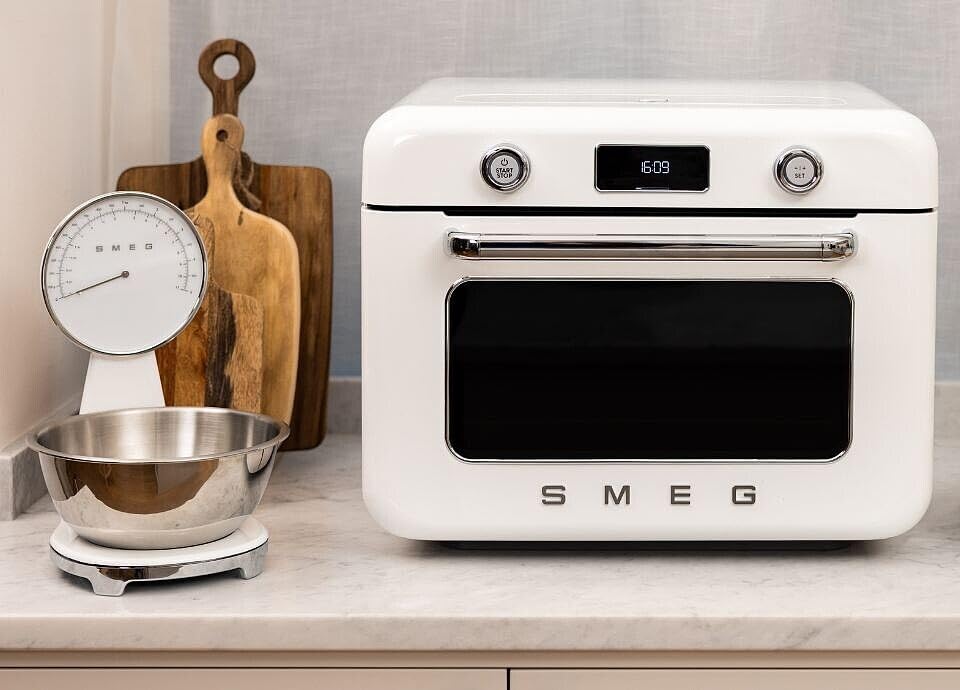 SMEG Retro-Style Analog &amp; Digital Kitchen Scale