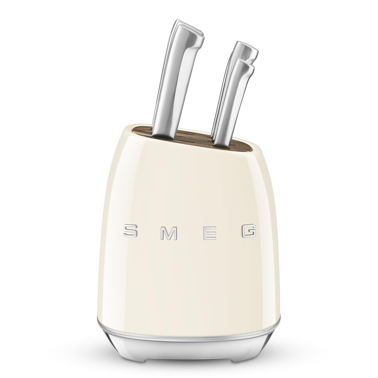 SMEG Stainless Steel Knife Block Set