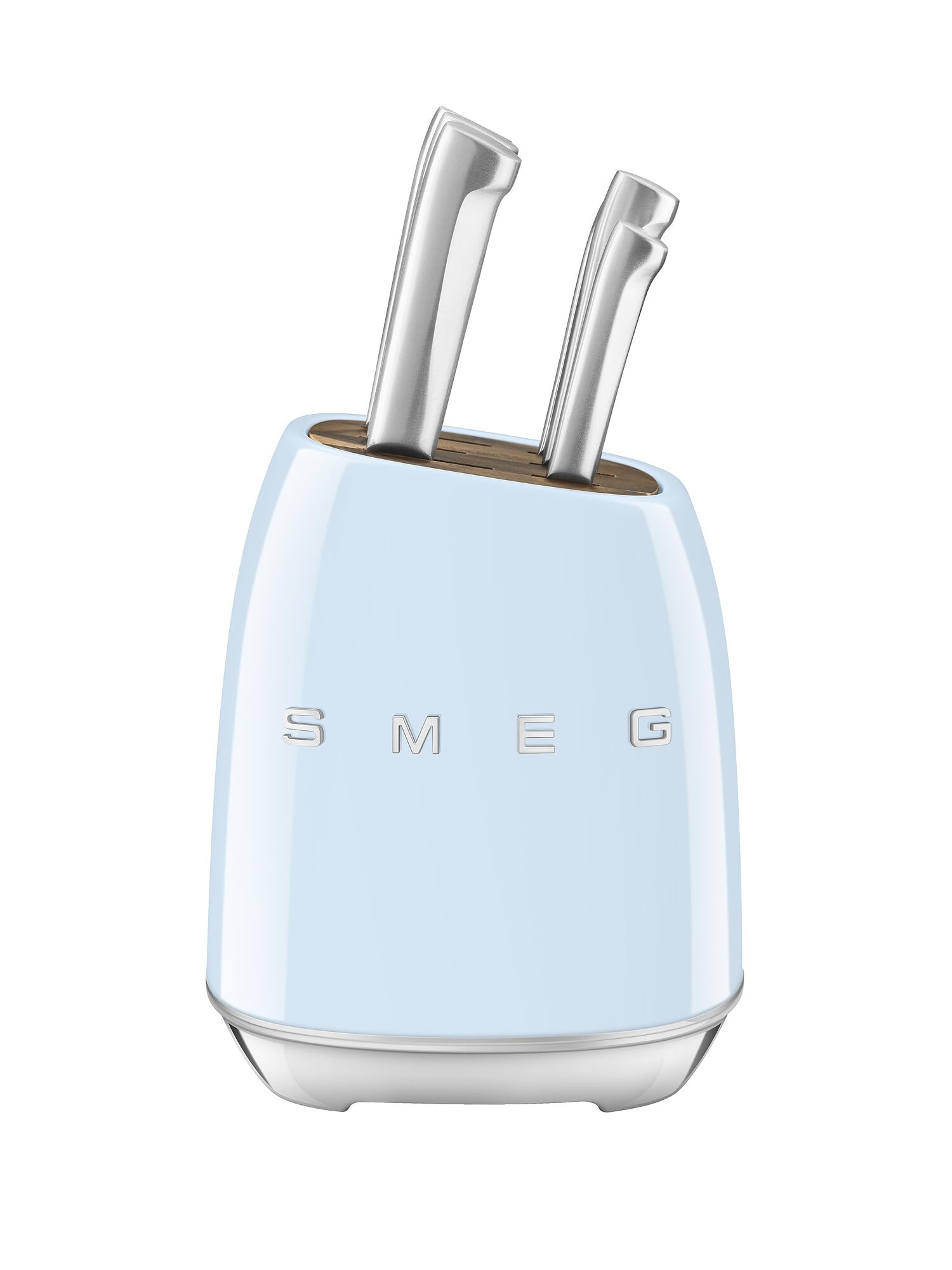 SMEG Stainless Steel Knife Block Set - Thumbnail 3