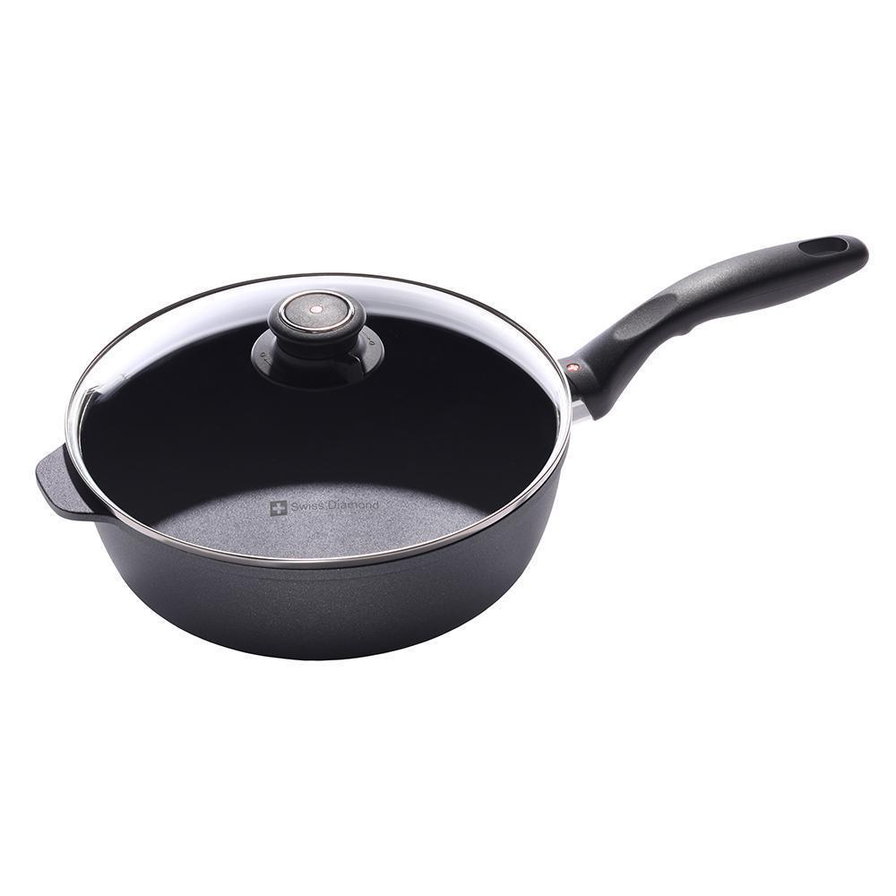 Swiss Diamond HD Sauté Pan with Lid - Thumbnail 5