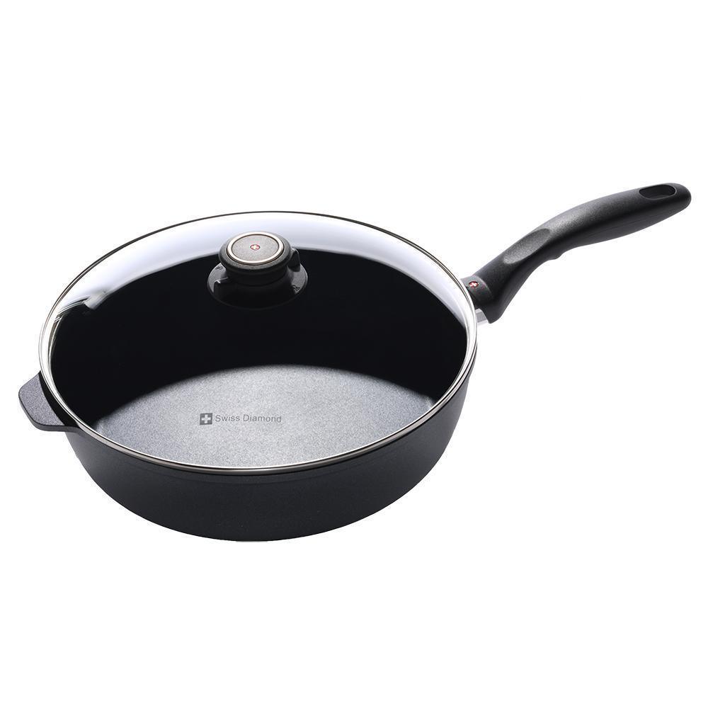 Swiss Diamond Induction Sauté Pan w/Lid - Discover Gourmet