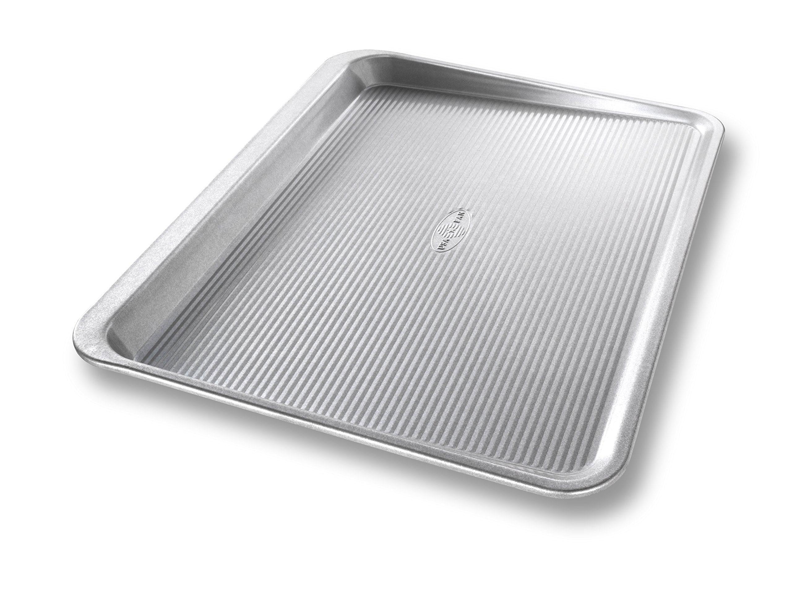 USA Pan Bakeware Aluminized Steel Cookie Scoop Pan, Large - Thumbnail 2
