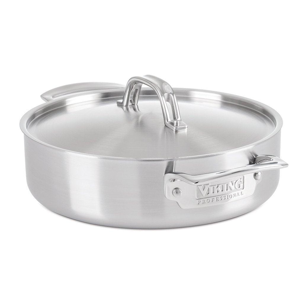 Viking Professional 5-ply 3.4-quart Casserole Pan - Satin - Discover Gourmet