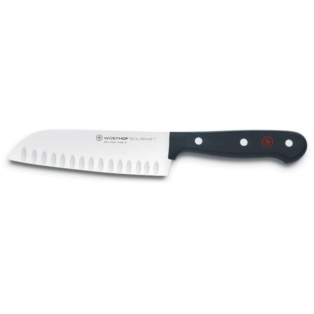 Wusthof Gourmet Hollow Edge Santoku Knife - Thumbnail 2