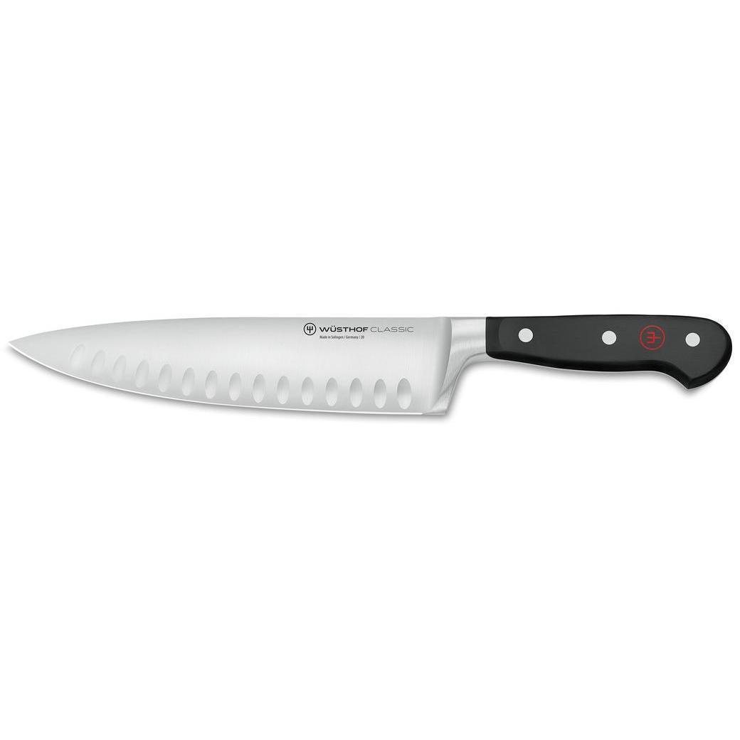 Wusthof Classic Demi-Bolster Cook&#39;s Knife Hollow Edge (8″) - J. L. Hufford