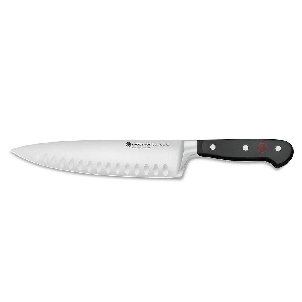 Wusthof Classic Demi-Bolster Cook's Knife Hollow Edge (8″)