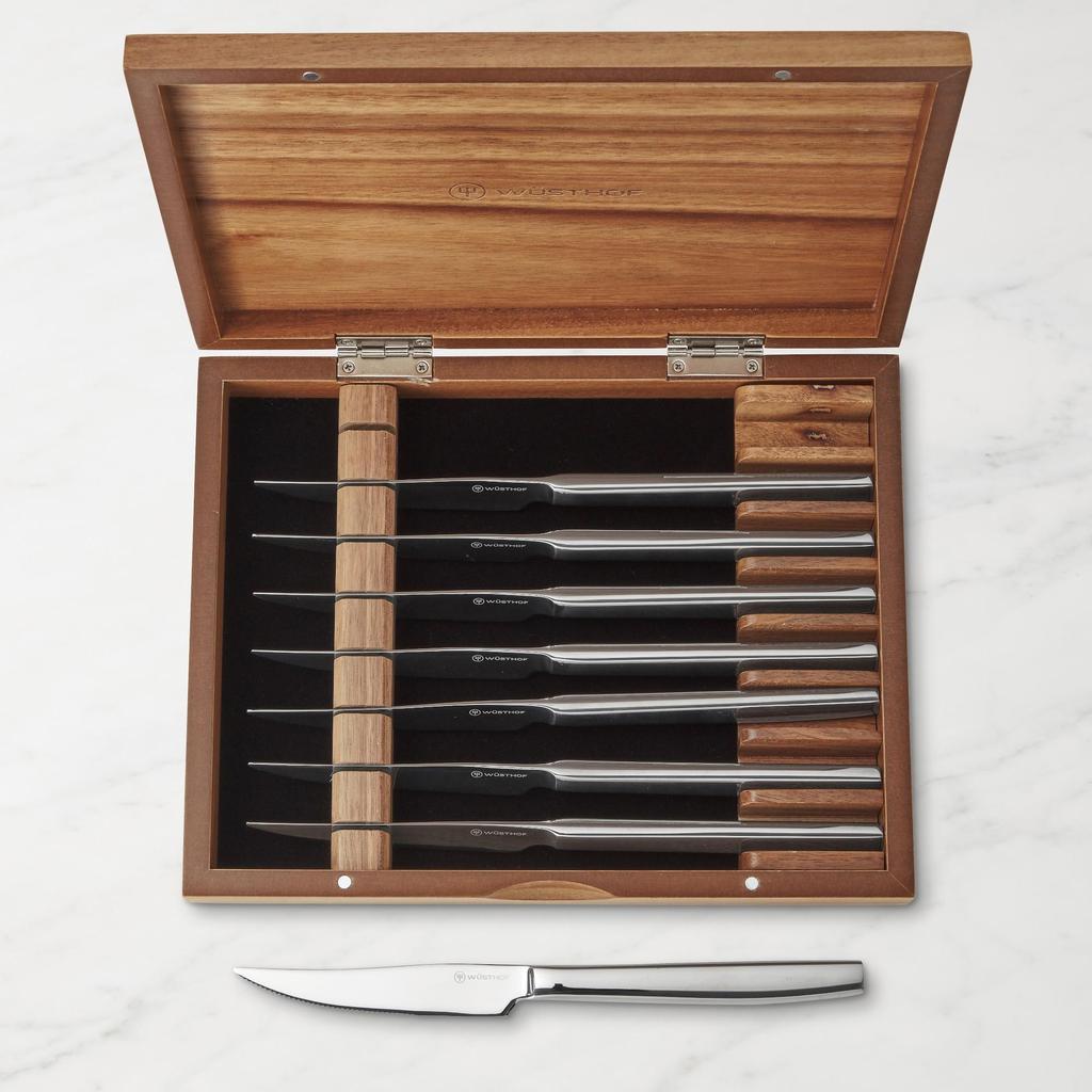 Wüsthof 8-Piece Stainless Steel Steak Knife Set | J. L. Hufford