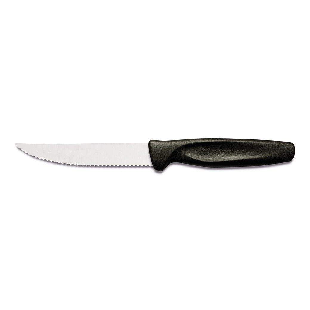 Wusthof Steak Knives &amp; Sets Black Wusthof Zest 4&quot; Serrated Steak Knife JL-Hufford