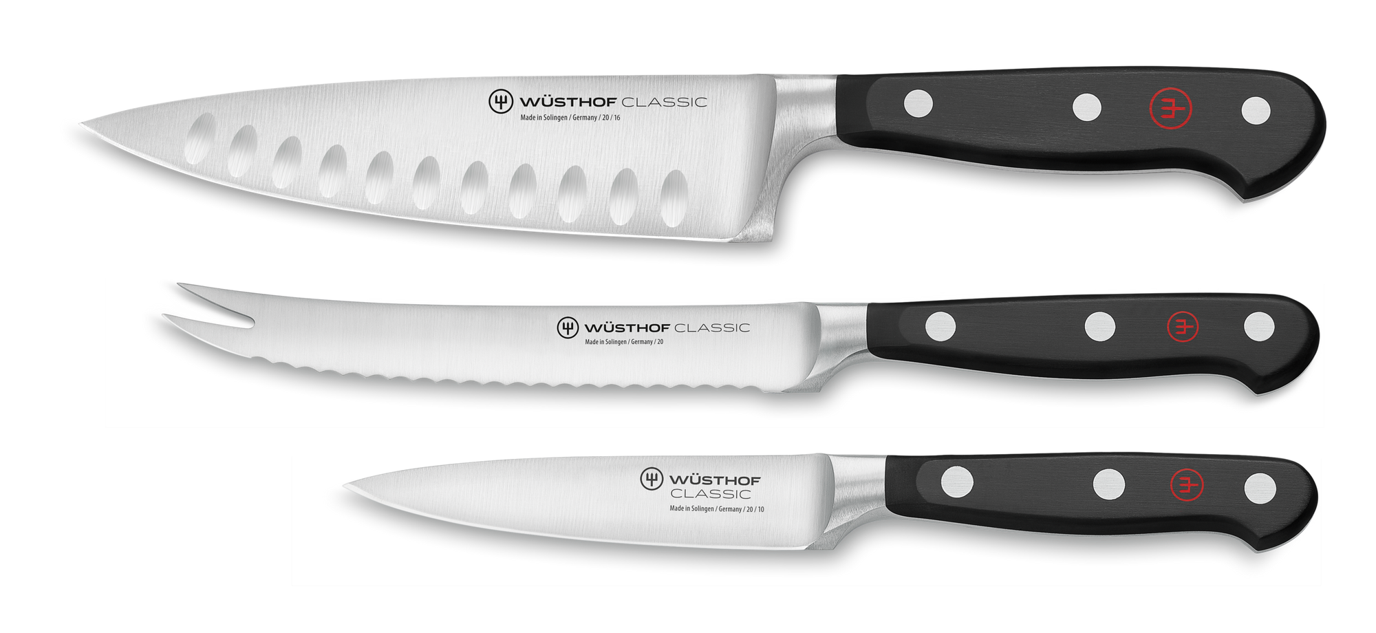 WÜSTHOF Classic 3-pc Ultimate Chef Set