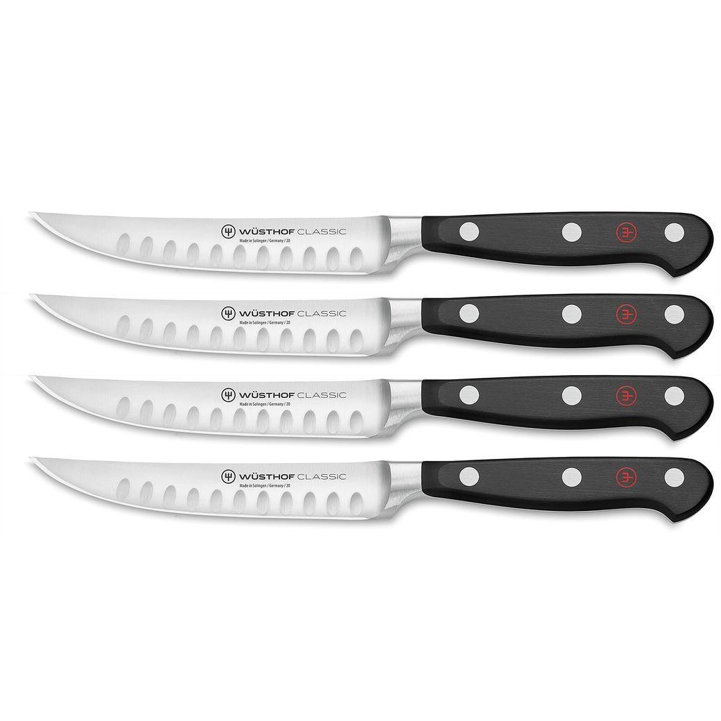 Wusthof Classic 4-piece Hollow Edge Steak Knife Set