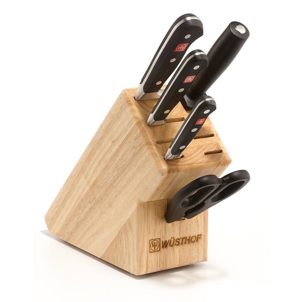 Wusthof Classic 6-piece Knife Block Set - Beechwood - Thumbnail 2