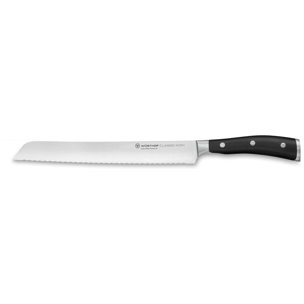 Wusthof Classic Ikon Double Serrated Bread Knife - 9″ - Thumbnail 2