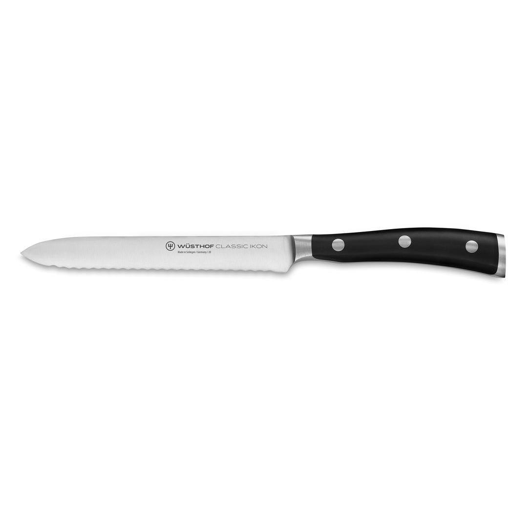 Wusthof Classic Serrated Utility Knife - 5″ - Thumbnail 3