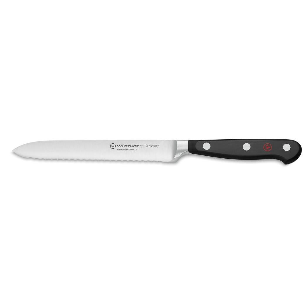 Wusthof Classic Serrated Utility Knife - 5″