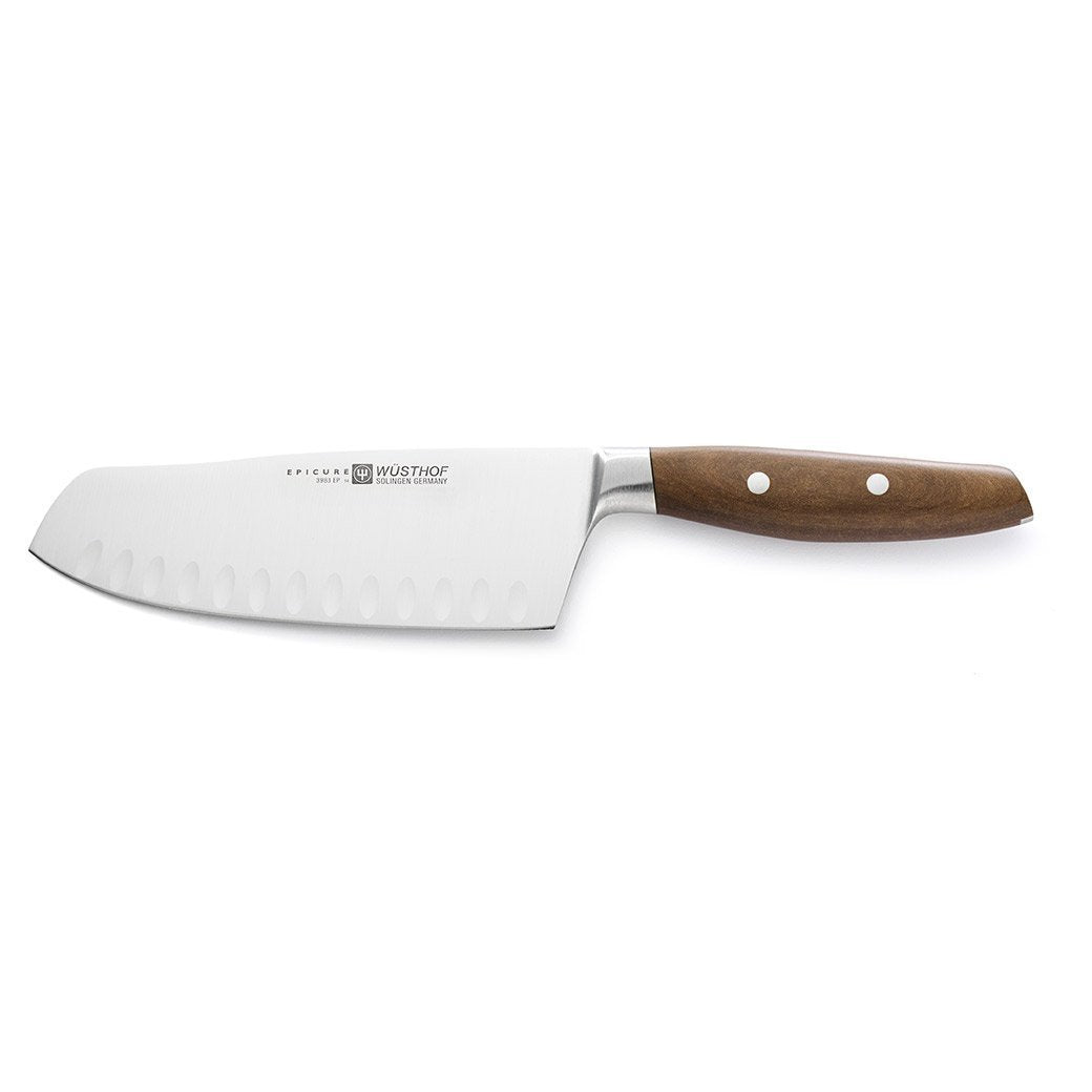 Wusthof Japanese &amp; Santoku Knives Wusthof Epicure Hollow Edge Santoku Knife - 7&quot; JL-Hufford