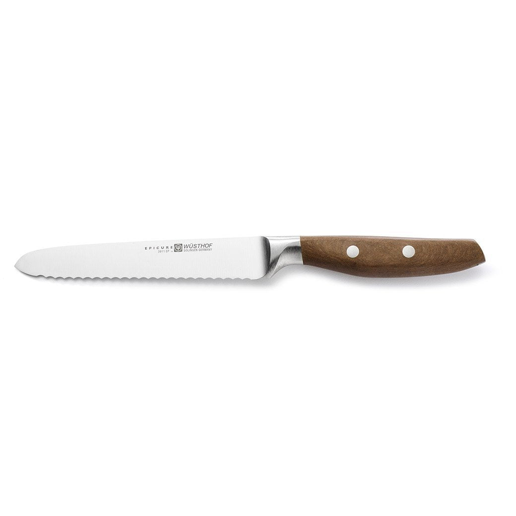 Wusthof Tomato &amp; Utility Knives Wusthof Epicure Serrated Utility Knife - 5&quot; JL-Hufford