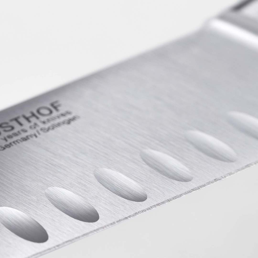 Wusthof Ikon Blackwood Hollow Edge Santoku - Thumbnail 3