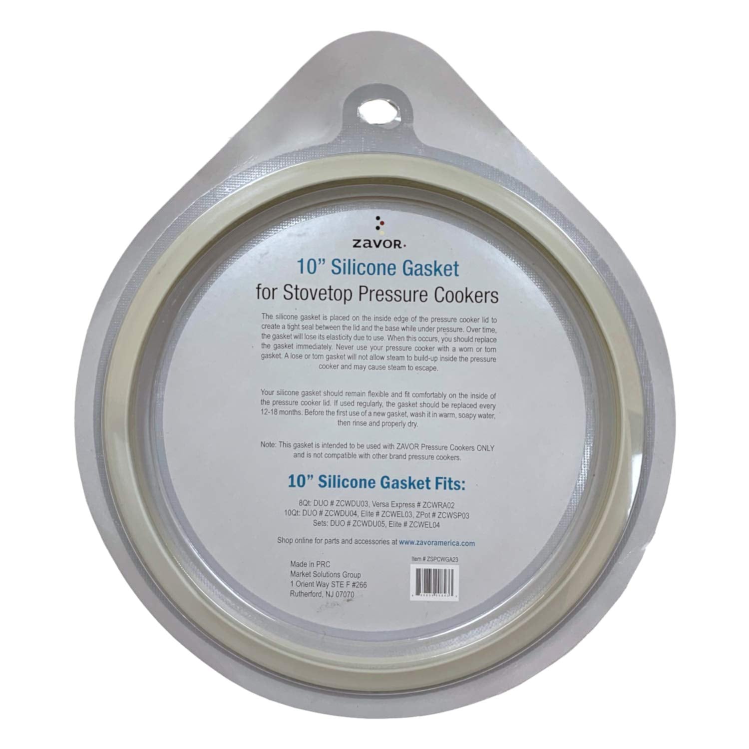 Zavor Replacement Silicone Gasket for EZLock Pressure Cookers - Thumbnail 3