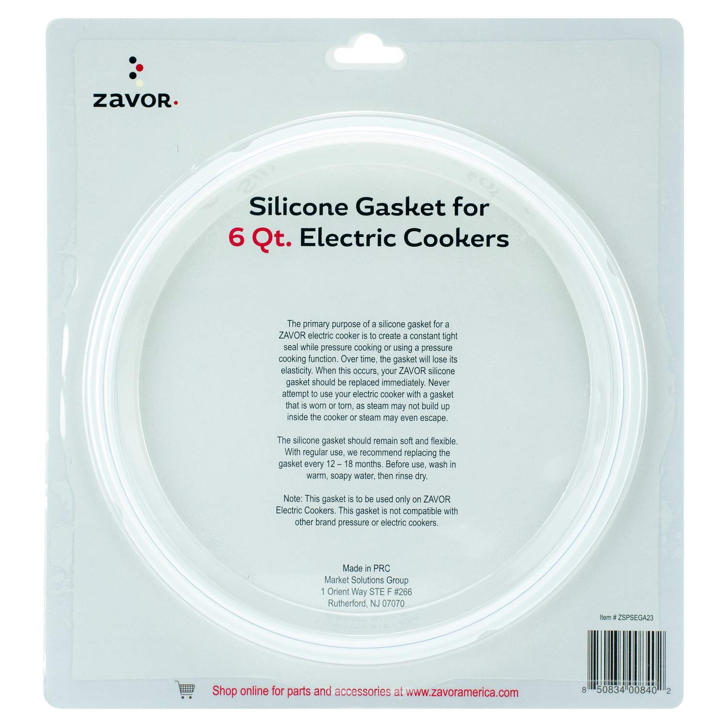 Zavor Replacement Silicone Gasket for Electric Multi-Cookers - Thumbnail 3