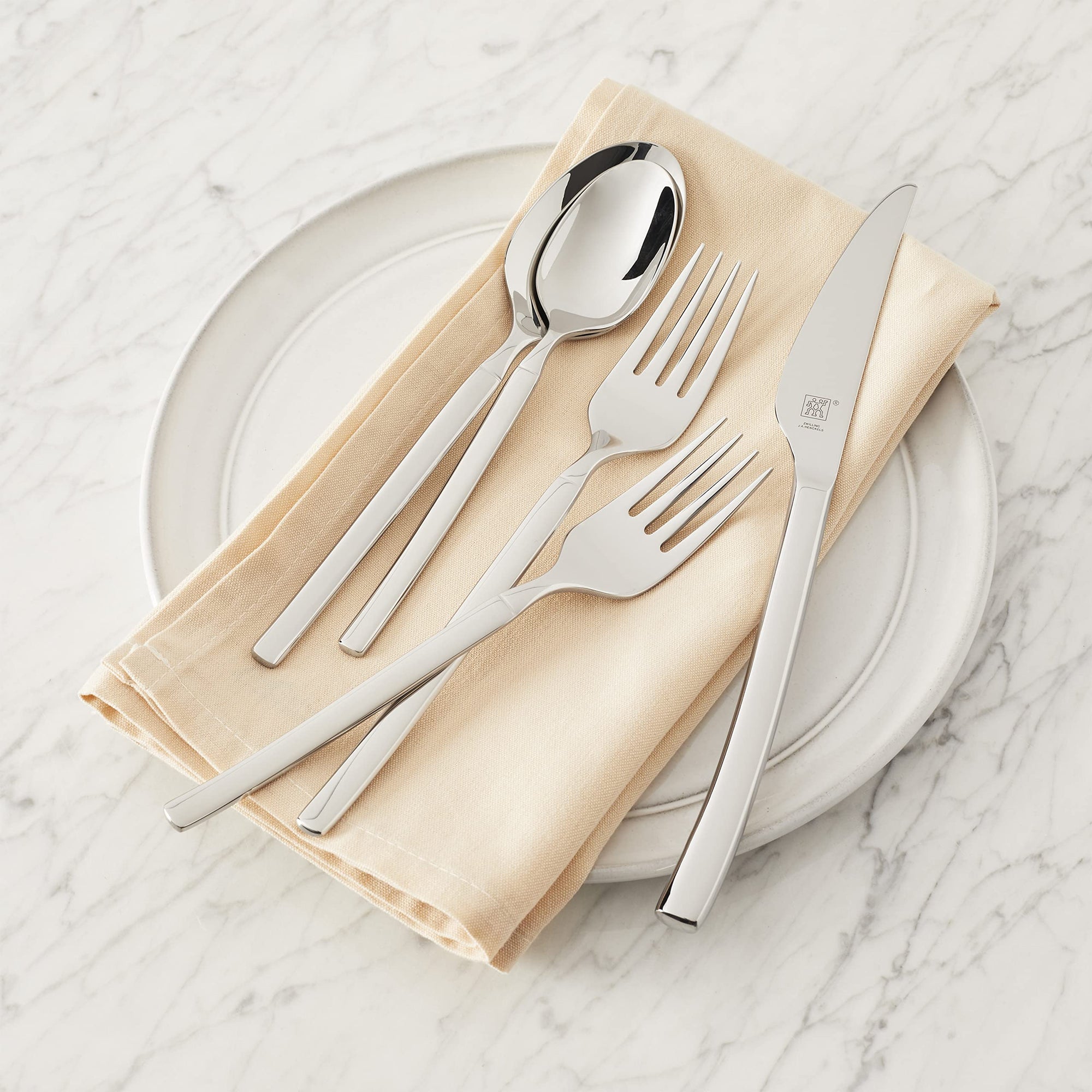 HENCKELS Opus 45-Piece Flatware Set