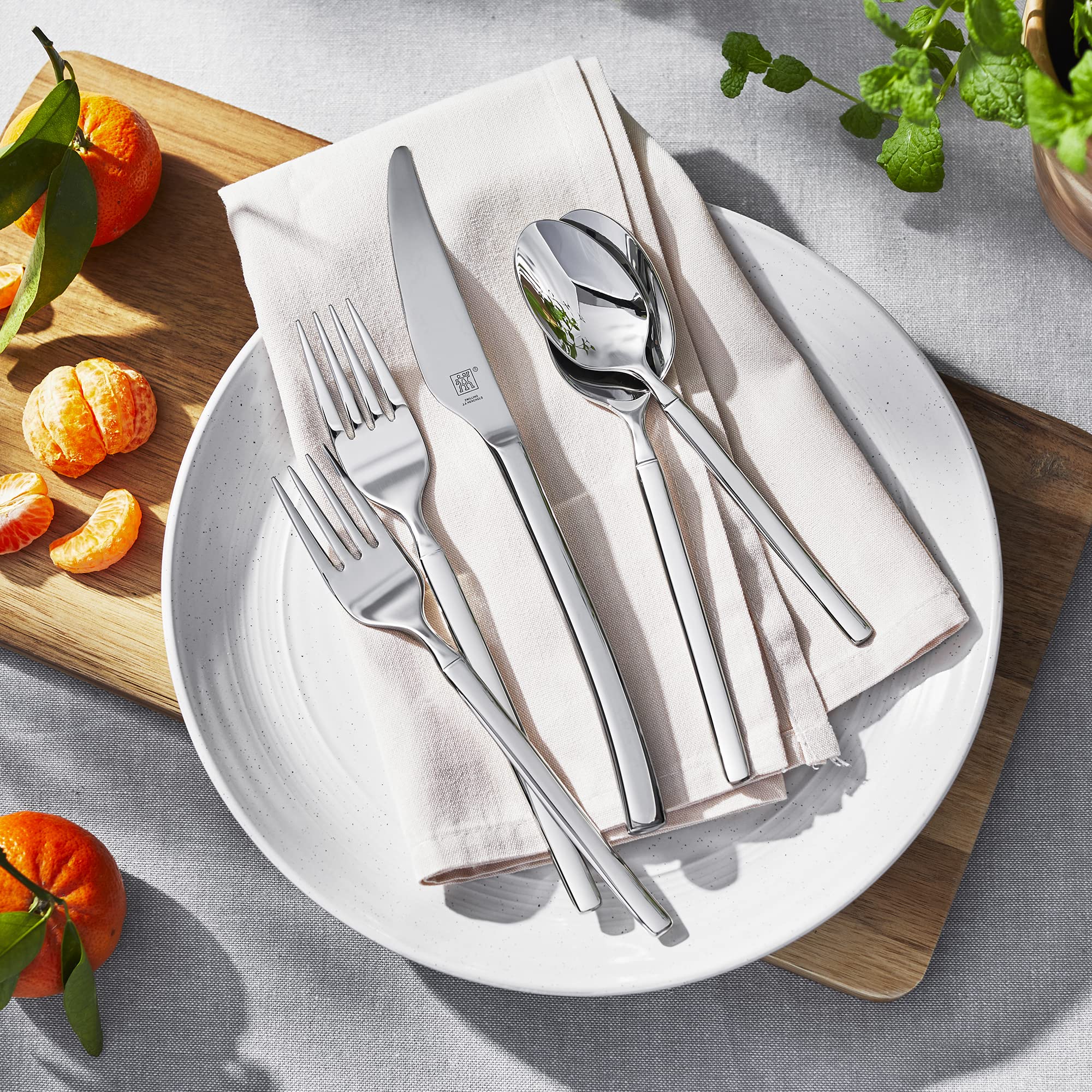 HENCKELS Opus 45-Piece Flatware Set
