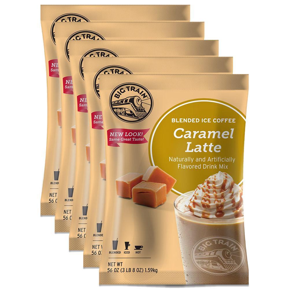 Big Train Blended Coffee Frappe Big Train Blended Ice Coffee - 3.5 lb bags - Case of 5 - Assorted Flavors JL-Hufford