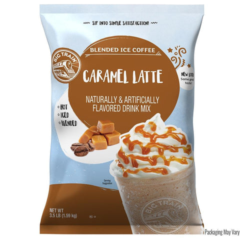 Big Train Blended Ice Coffee 3.5 lb - Caramel Latte