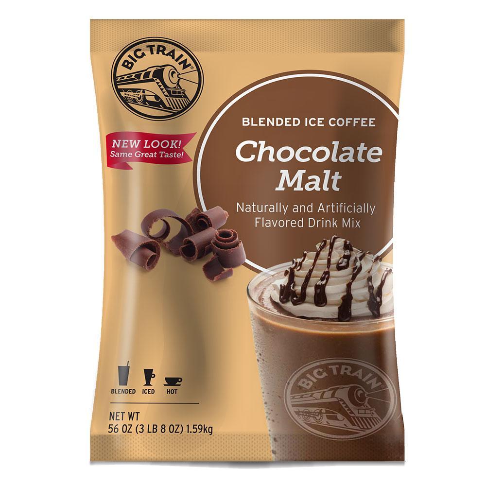 Big Train Blended Coffee Frappe Individual Big Train Blended Ice Coffee 3.5 lb - Chocolate Malt JL-Hufford