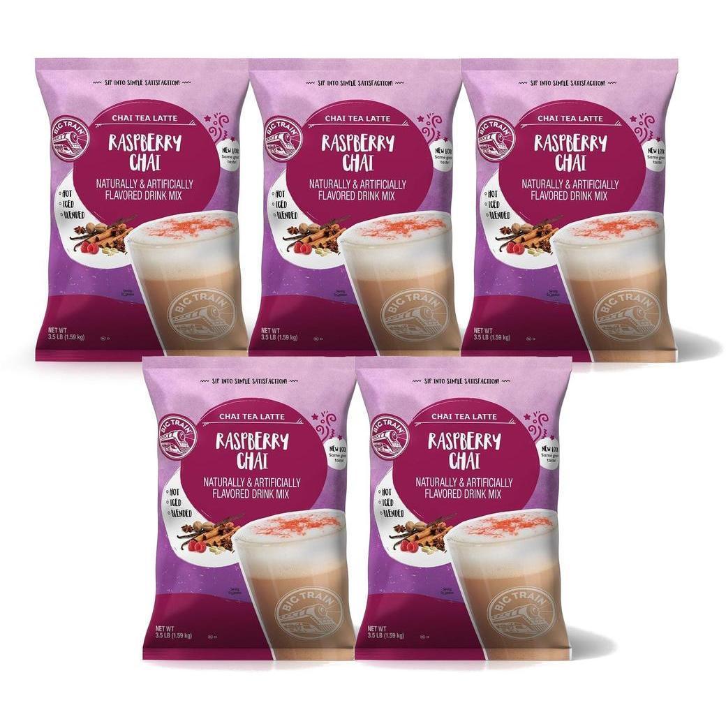 Big Train Chai Tea Latte Mix - 3.5 lb bags - Case of 5 - Single Flavor