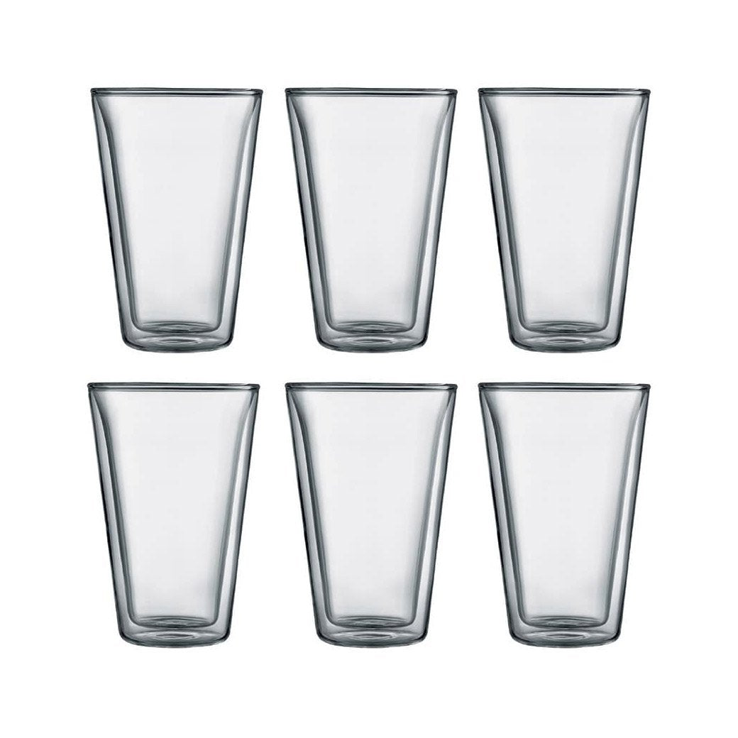Bodum Canteen 13.5 oz Double Wall Glassware, Set of 6 - Thumbnail 2