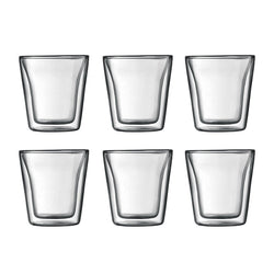 Bodum+Double+Walled+Glassware+Bodum+Canteen+3+oz+Double+Wall+Glasses%2C+Set+of+6+JL-Hufford