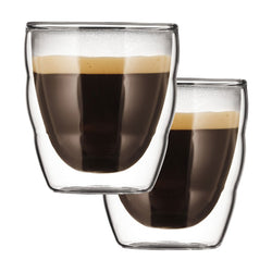 Bodum+Double+Walled+Glassware+Bodum+Pilatus+Espresso+2.5+oz+Glass+Set+of+2+JL-Hufford