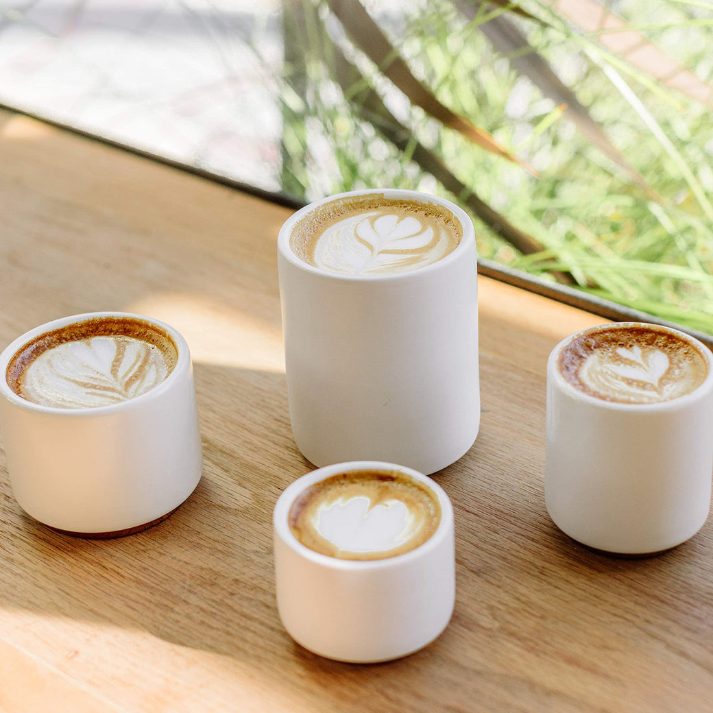 Fellow Monty Milk Art Cups - White - Cortado 4.5oz
