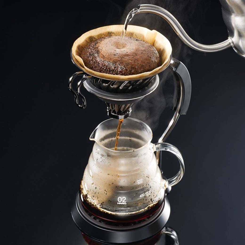 Hario V60 02 Metal Coffee Dripper Silver - Thumbnail 3