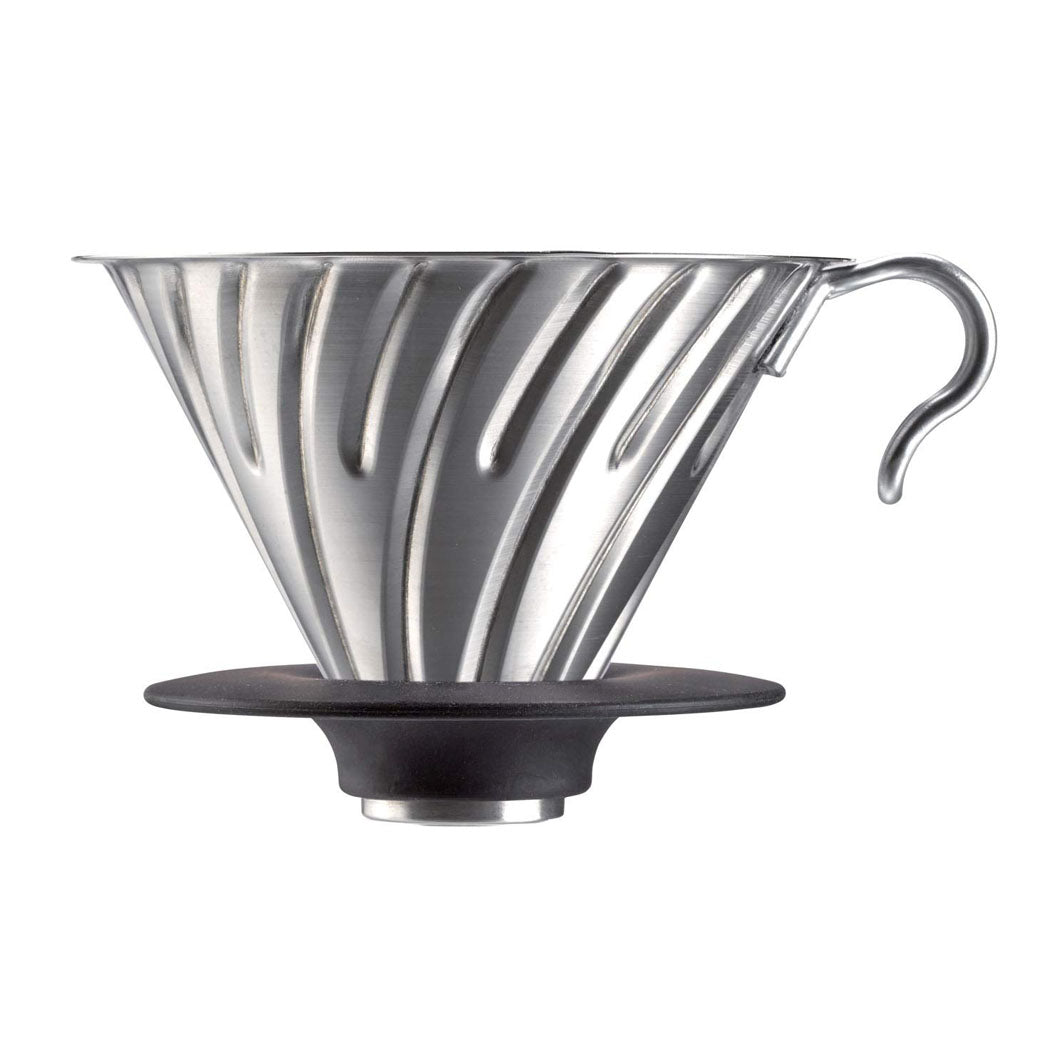 Hario V60 02 Metal Coffee Dripper Silver - Thumbnail 2