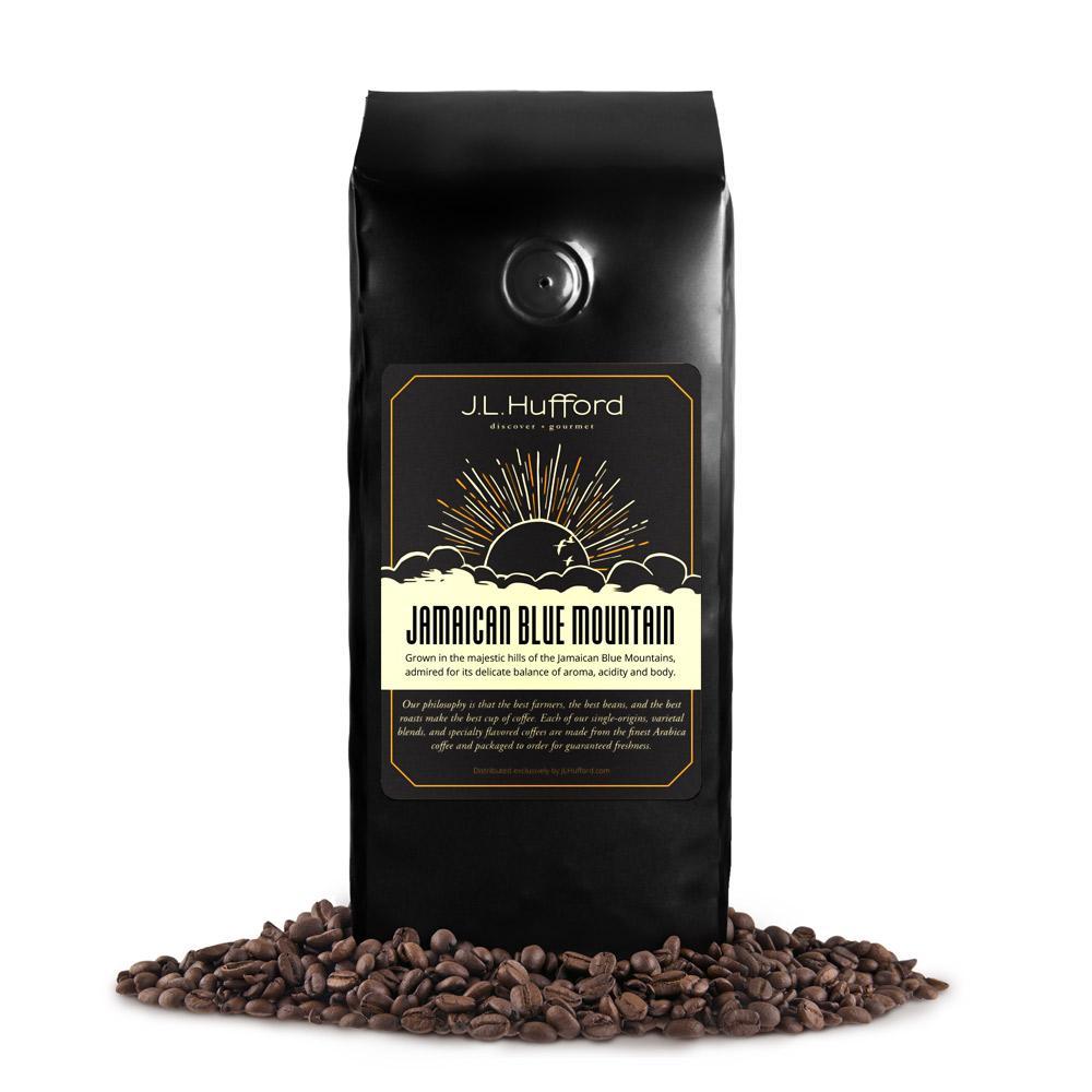 J.L. Hufford Coffee Beans J.L. Hufford Jamaican Blue Mountain Coffee - 12 Ounce Bag Whole Bean Coffee JL-Hufford