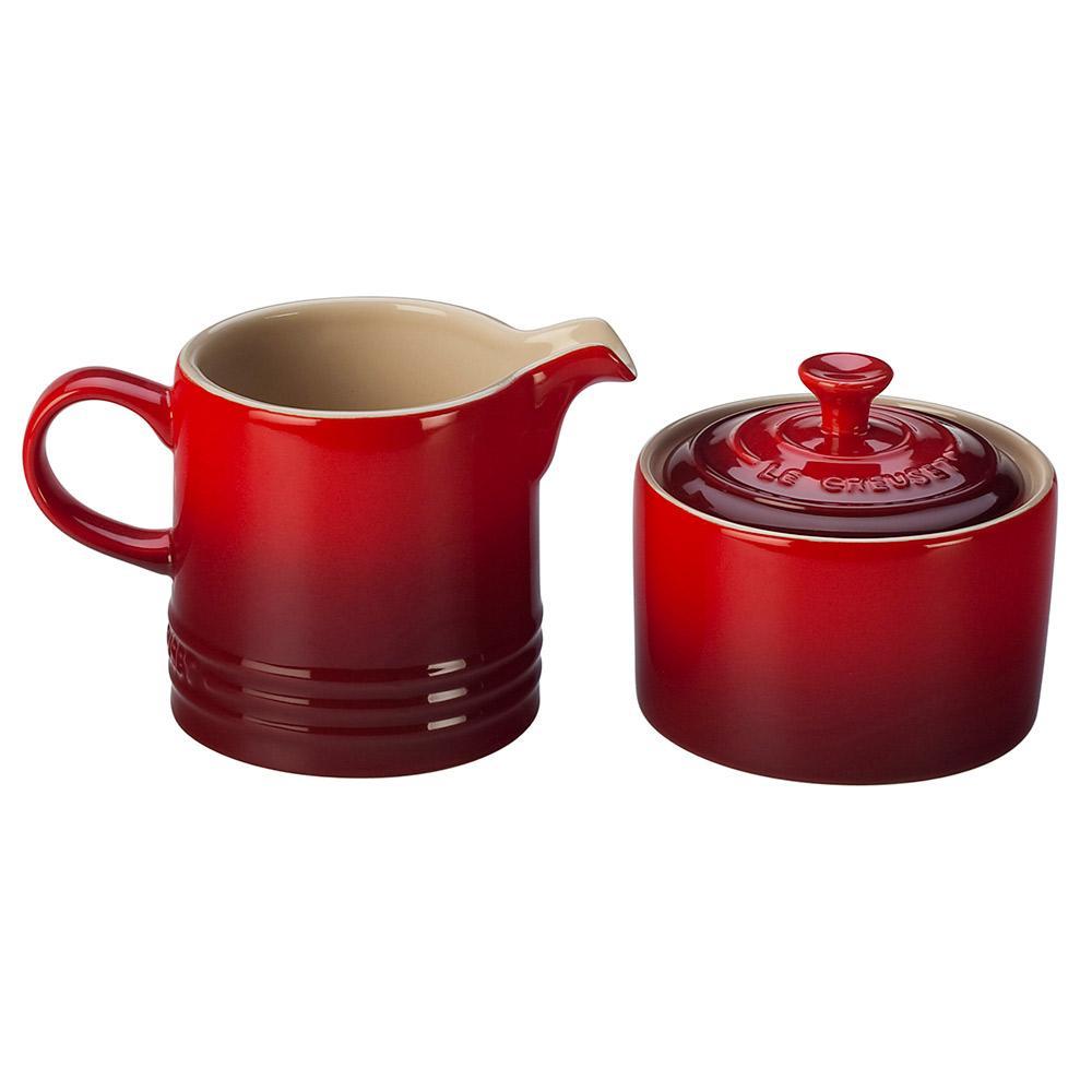Le Creuset Cafe Collection Cream and Sugar Set - Thumbnail 2