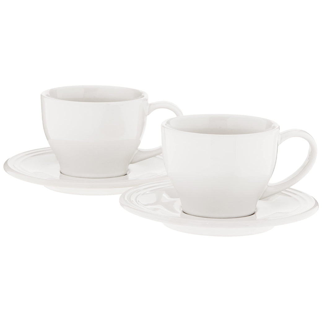Le Creuset Cappuccino Cups and Saucers - Set of Two - Thumbnail 2