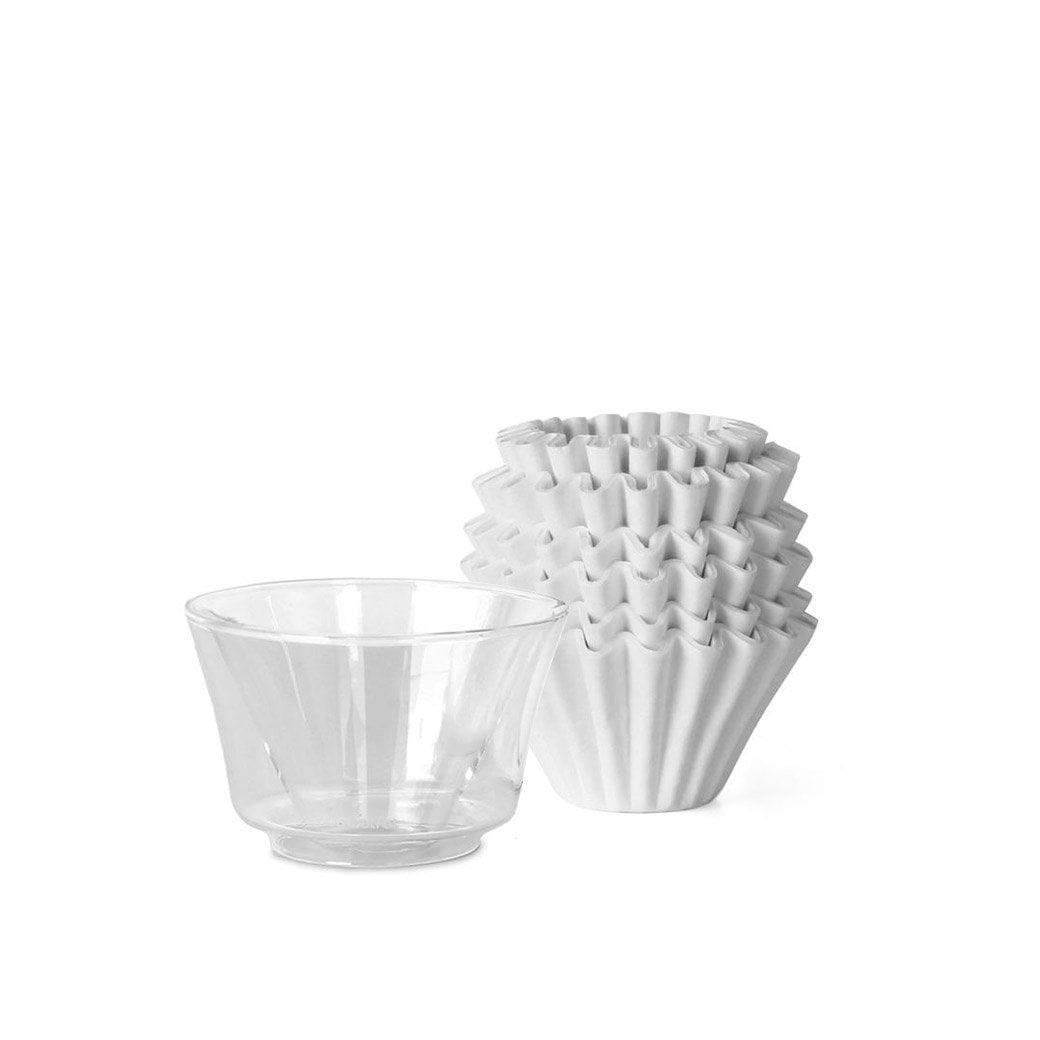 notNeutral Coffee Maker Parts and Accessories With Filters notNeutral GINO Glass Coffee Dripper JL-Hufford