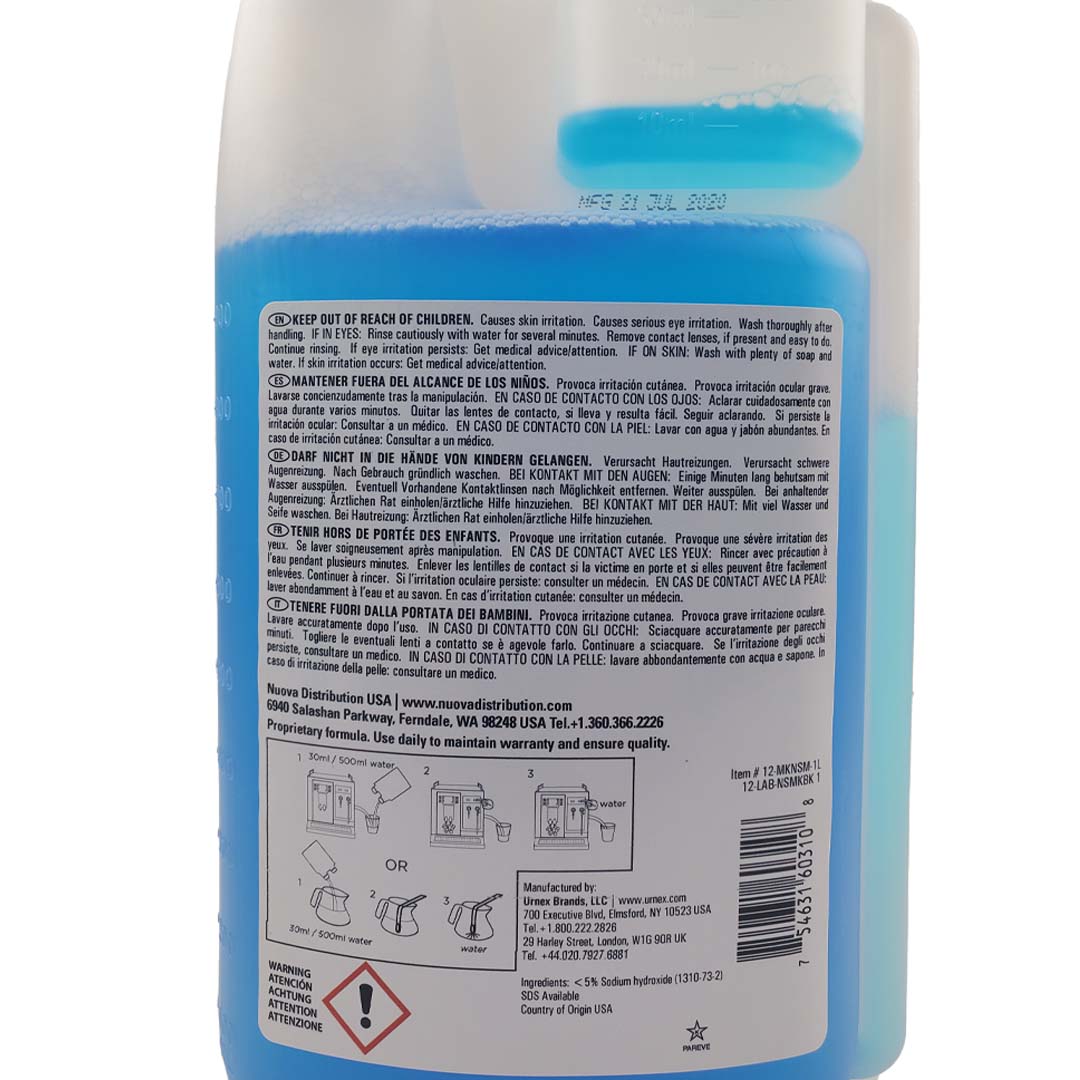 Nuova Simonelli Alkaline Formula Milk Frother Cleaner - 33.6 oz (1 liter)