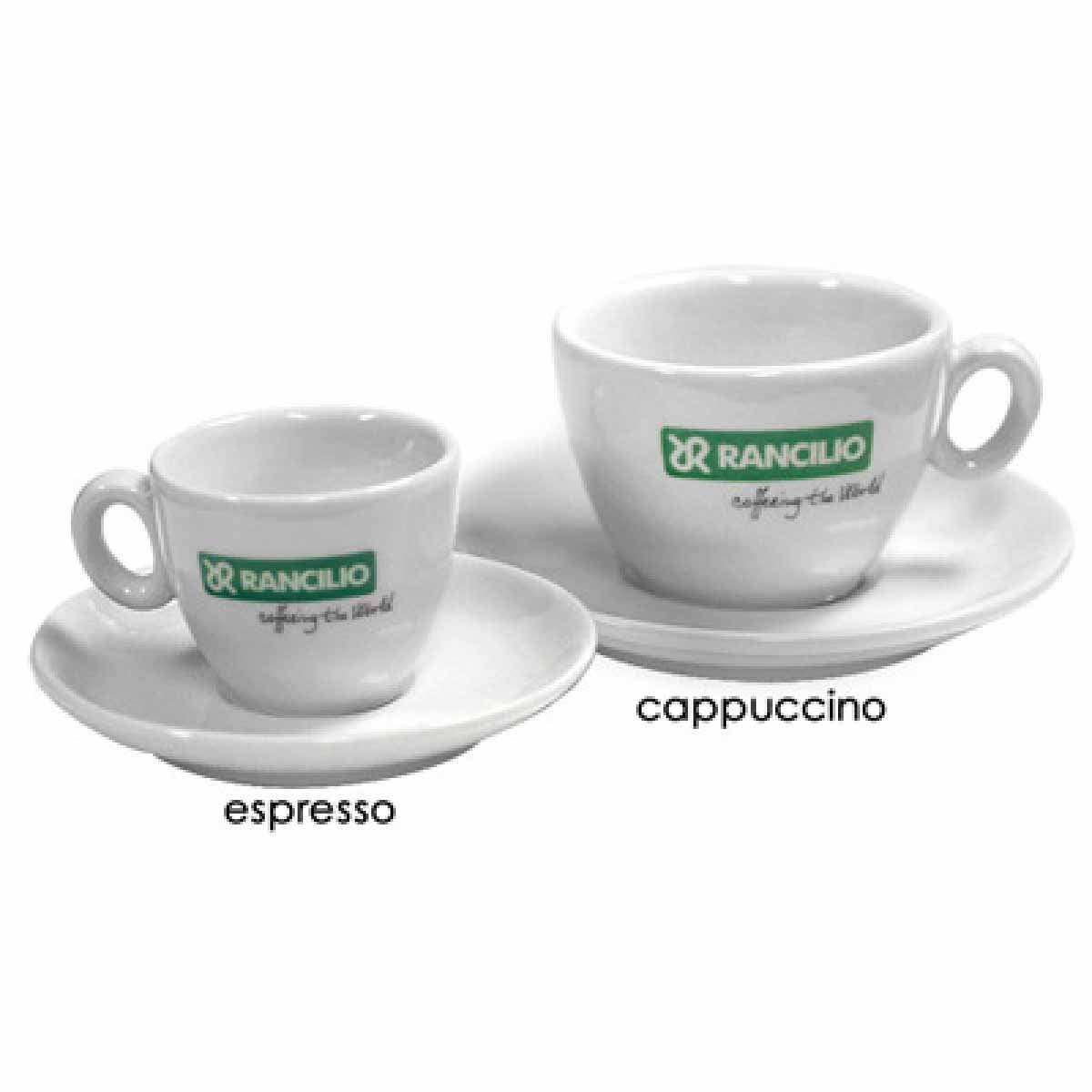 Rancilio Cappuccino Cup & Saucer