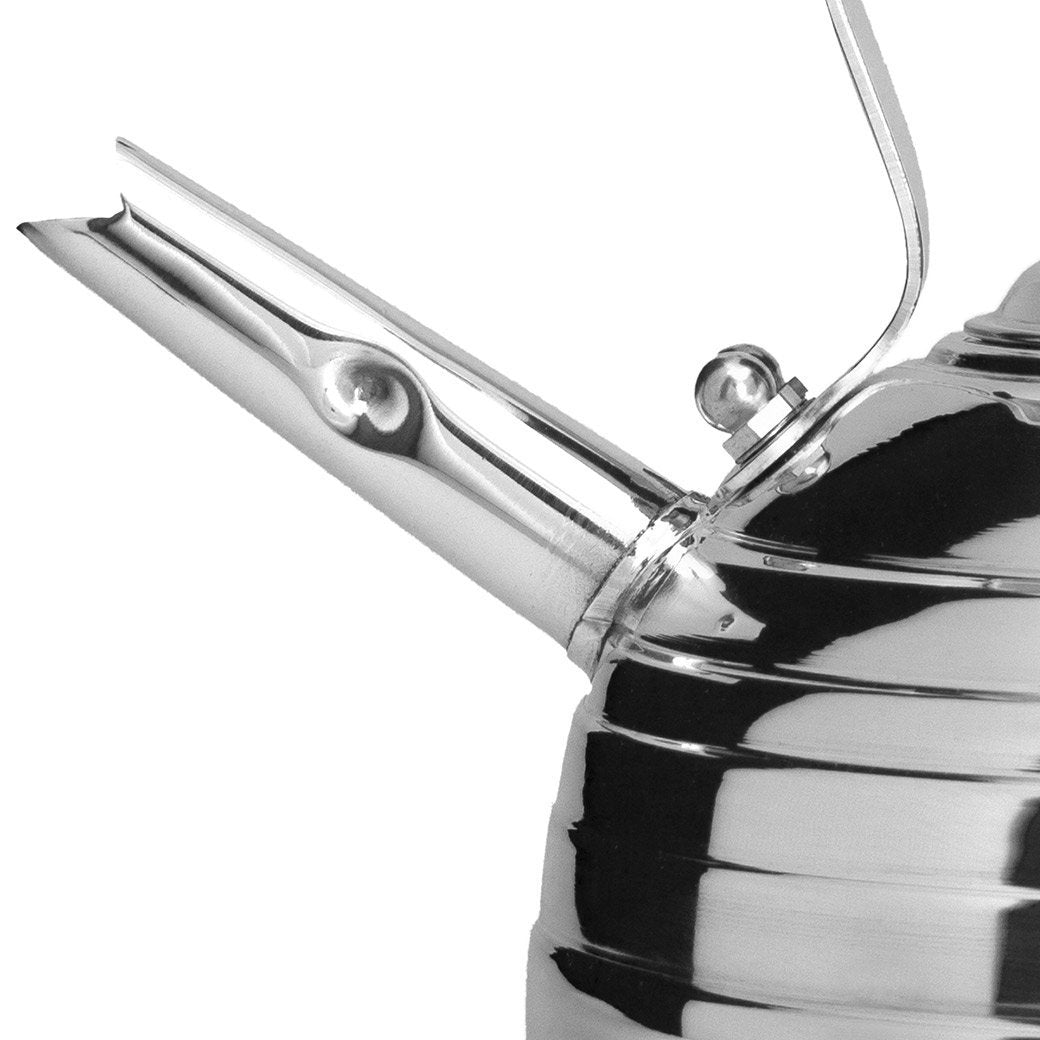 Richmond Kettle Company Stovetop Tea Kettles Richmond Beehive Chromed Copper Whistling Tea Kettle for Gas Stovetops - No. 11 JL-Hufford