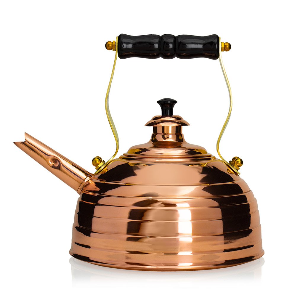 Richmond Dome Copper Whistling Tea Kettle - No. 12
