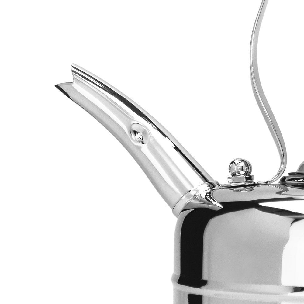 Richmond Heritage Chromed Copper Whistling Tea Kettle for Gas Stovetops - No. 4 - Thumbnail 3