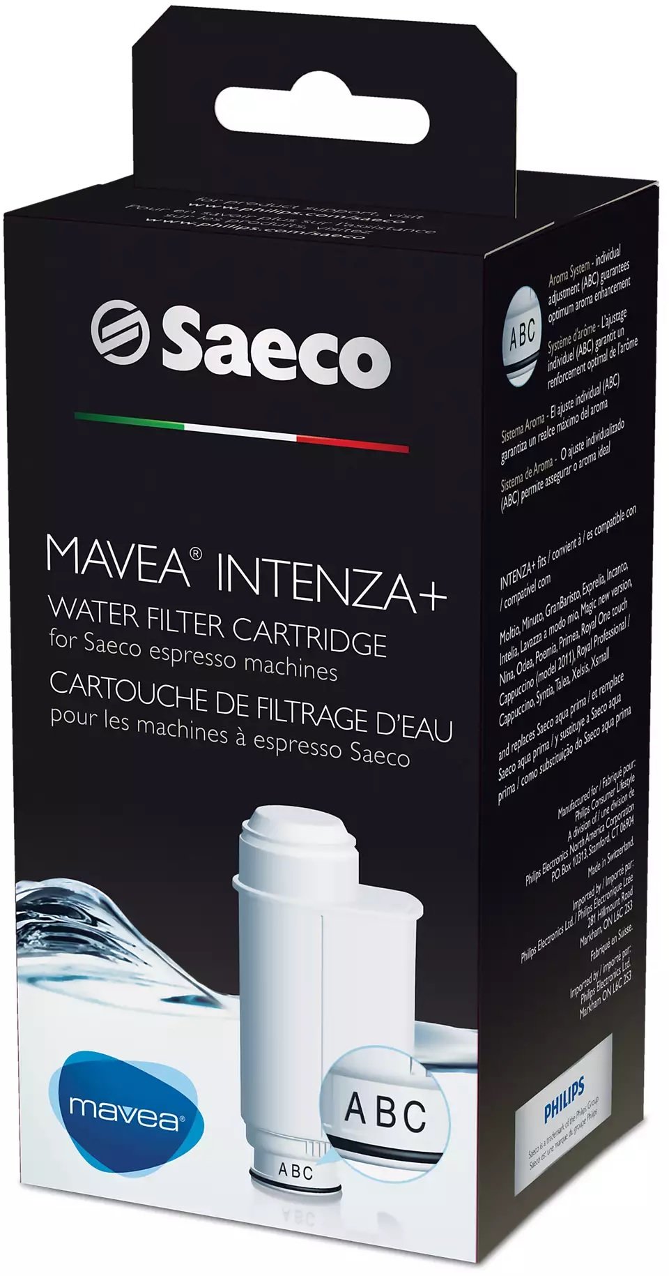 Saeco Mavea Intenza+ Water Filter Replacement Cartridge