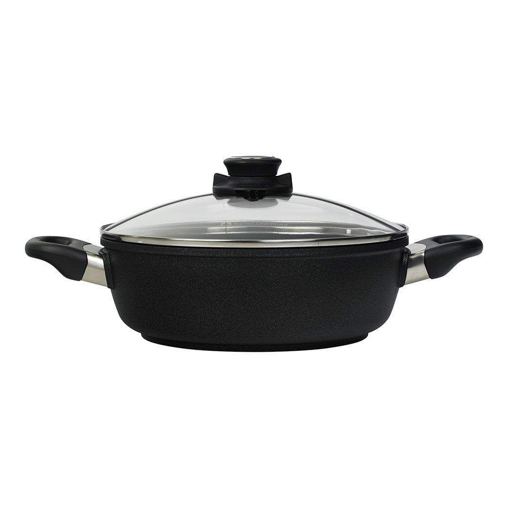 Swiss Diamond Square Casserole with Lid - 5 Qt. - Thumbnail 5