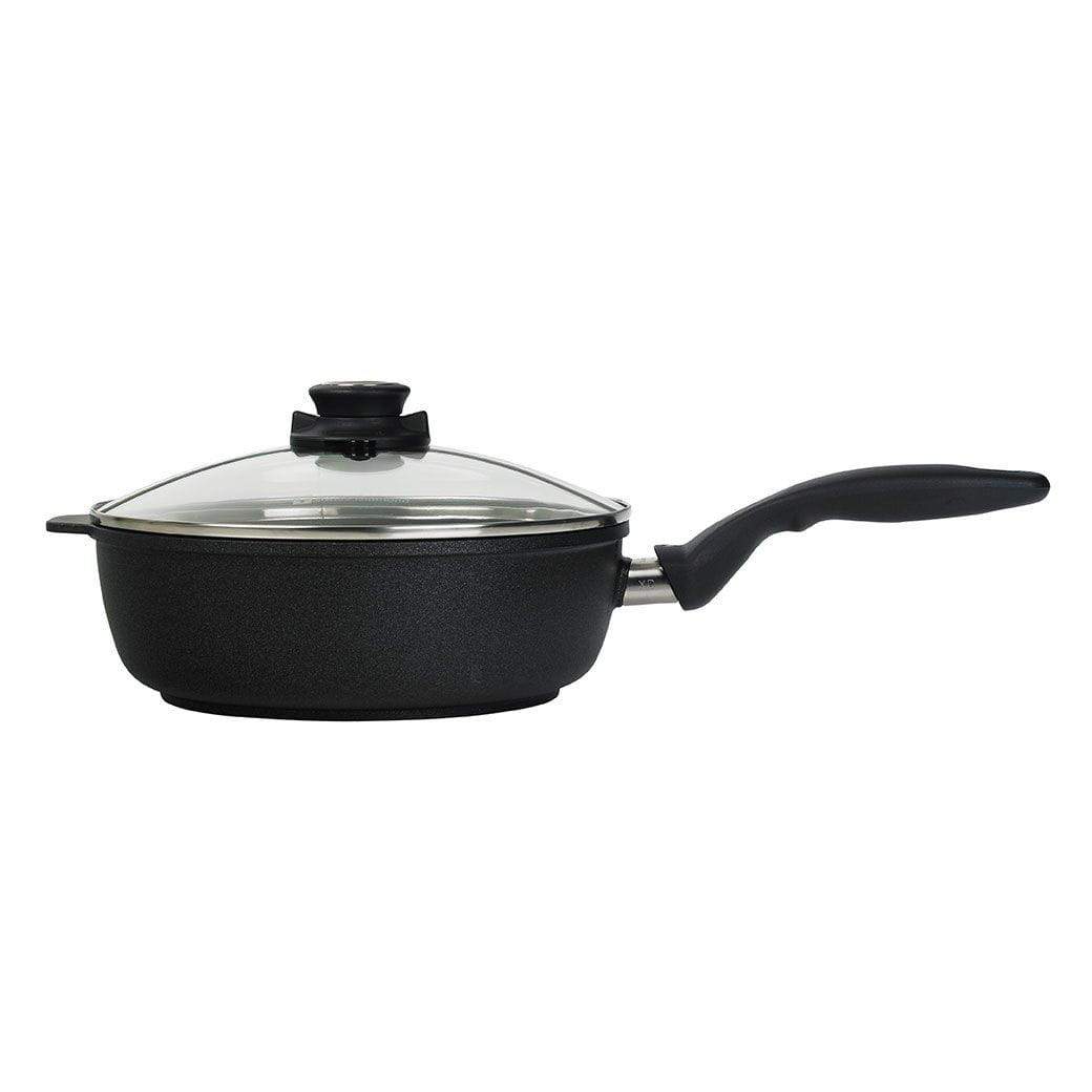 Swiss Diamond Saute &amp; Sauteuse Pans 9.5&quot; (3.2 Qt) Swiss Diamond XD Nonstick Saute Pan with Lid JL-Hufford